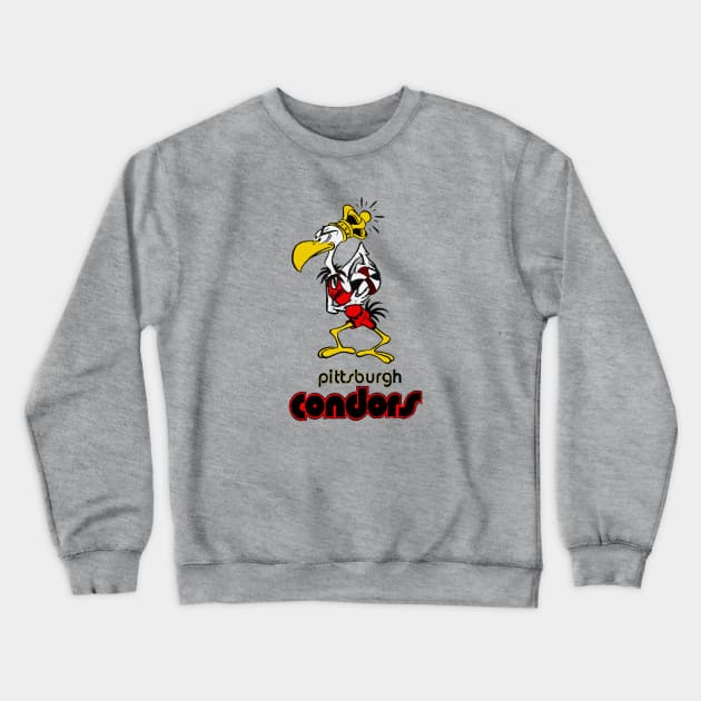 Defunct - Pittsburgh Condors ABA Basketball 1971 Crewneck Sweatshirt by LocalZonly